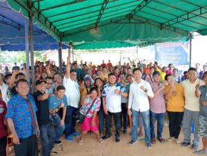 Masyarakat Simpang Kampar Kecamatan Logas Tanah Darat Komitmen Menangkan Demokrat di Pemilu 2024-2029