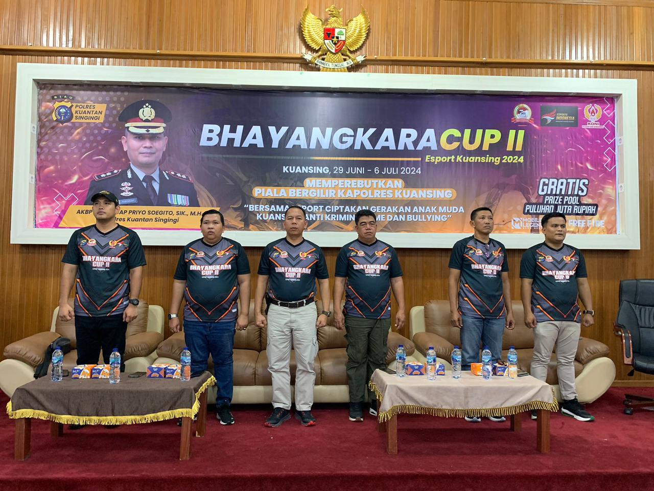 Peringati Hari Bhayangkara ke-78, Polres Kuansing Gelar Turnamen Bhayangkara Cup II E-Sport Kuansing 2024