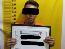 As Ditangkap Polisi Seusai Mencuri Sepeda Motor di Kuansing