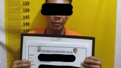 As Ditangkap Polisi Seusai Mencuri Sepeda Motor di Kuansing