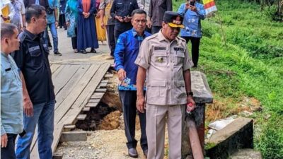 Bupati Suhardiman Pastikan Jembatan Geringging Baru Segera Dibangun