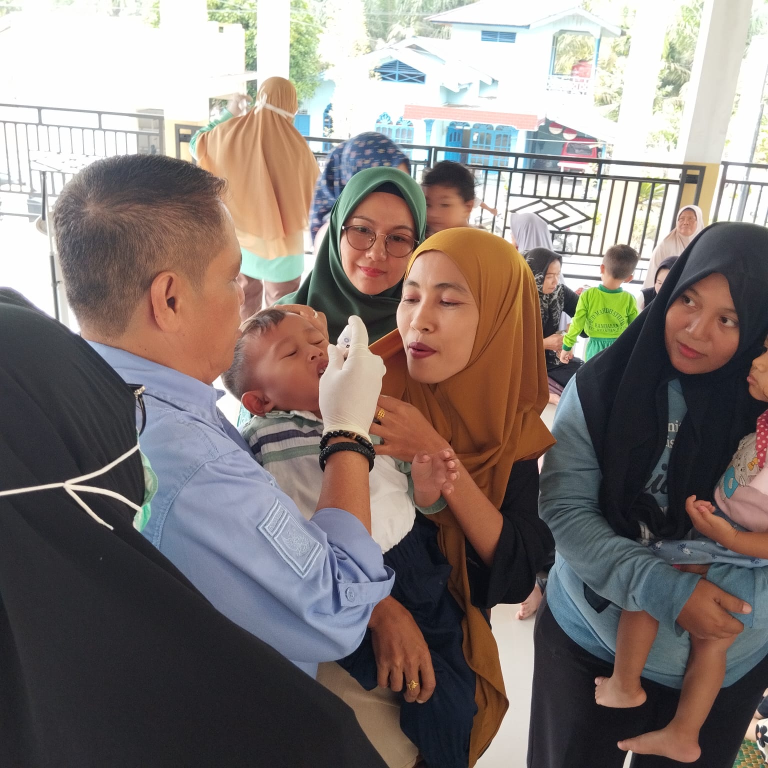 Camat Kuantan Hilir Turun Langsung Tinjau Kegiatan PIN
