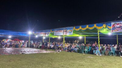 Warga Desa Sumber Datar Sambut Hangat Kampanye Paslon SDM