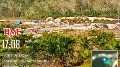 Eks Lahan Duta Palma Divisi 7 dan Divisi 8 menjadi Pangkalan PETI, Polsek Kuantan Tengah Hanya Diam seperti tak Berdaya!