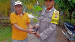 Polsek Kuantan Hilir Laksanakan Penanaman Bibit Pohon Lengkeng Dukung Program Kapolda Riau