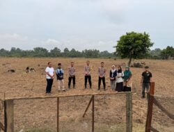 Besok Ditanam, Kanit Reskrim Polsek Cerenti Pimpin Pengecekan Lahan Jagung di Desa Sikakak