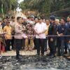 Resmikan Jembatan Merah Putih di Desa Sungai Kuning, Polsek Singingi Gelar Syukuran dan Pelepasan Personel BKO Polda Riau
